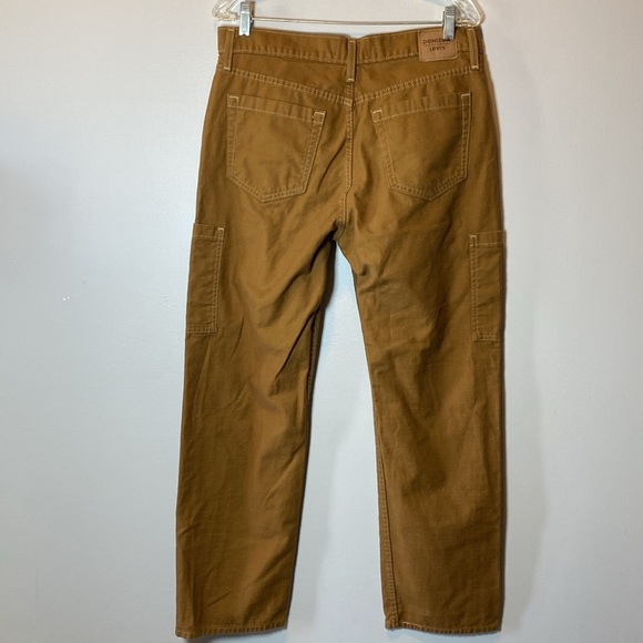 DENIZEN from Levi's 90's Loose Straight Golden Hour Jeans Women’s 10 Tan Cargo - Picture 10 of 17